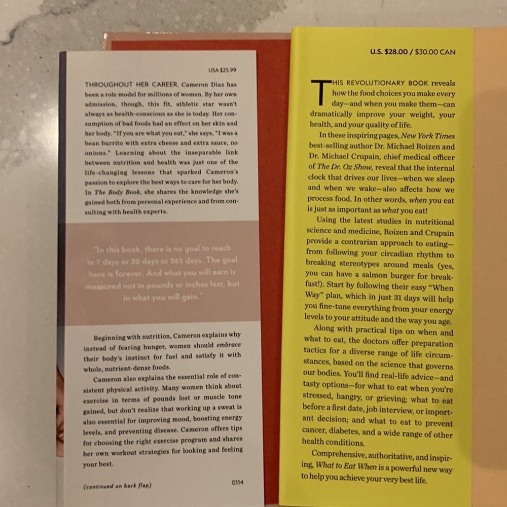 Collection of 3 Health Books: Cameron Diaz, Dr. Roizen, Dr. Turner - like NEW - Picture 5 of 5